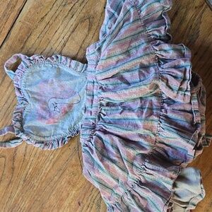 🦚 LITTLE WINGS Peacock Romper